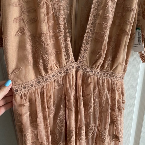 Honey Punch Lace Overlay Jumpsuit - Picture 8 of 16